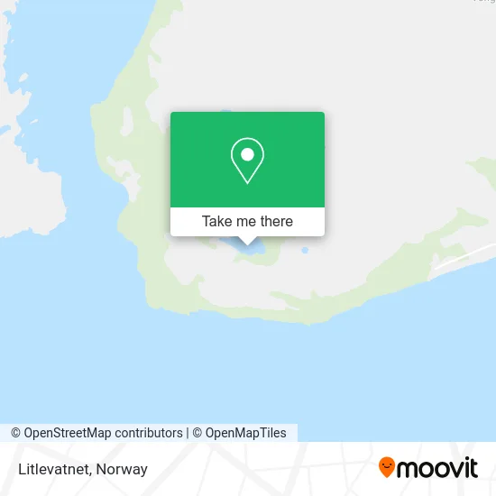 Litlevatnet map