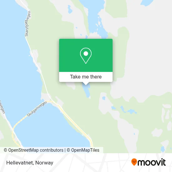 Hellevatnet map