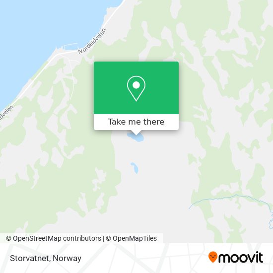 Storvatnet map