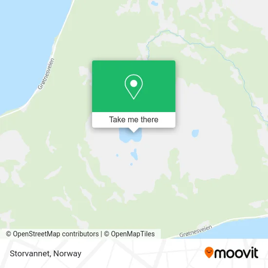 Storvannet map