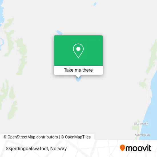 Skjerdingdalsvatnet map