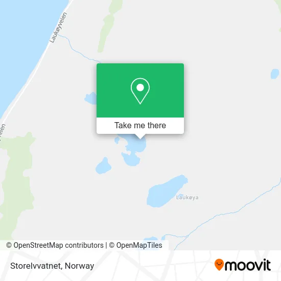 Storelvvatnet map