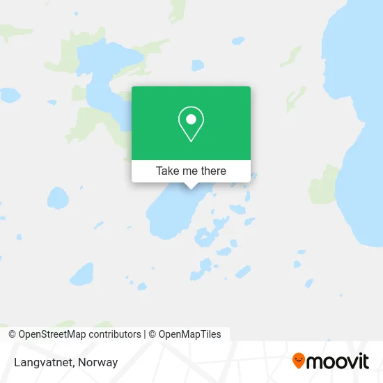 Langvatnet map