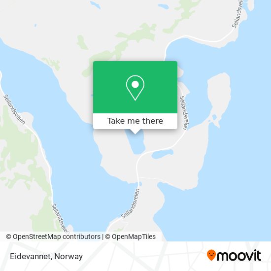 Eidevannet map