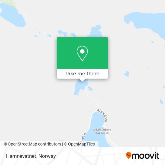 Hamnevatnet map