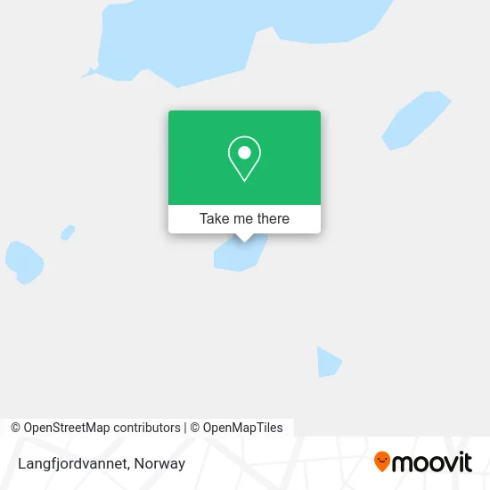 Langfjordvannet map