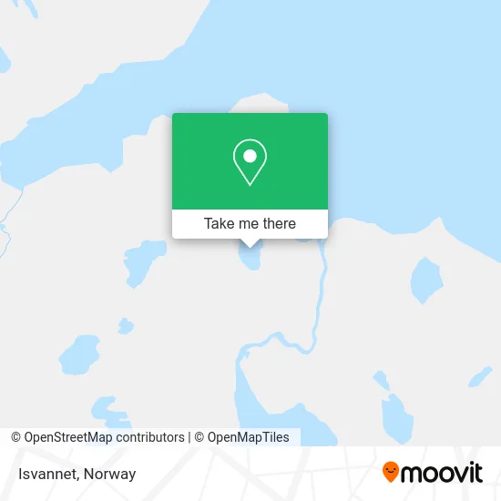 Isvannet map