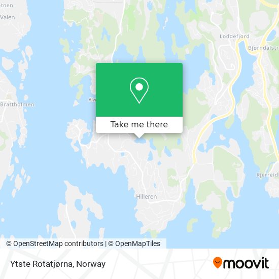 Ytste Rotatjørna map