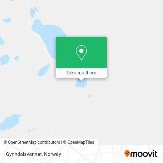 Gynndalsvannet map