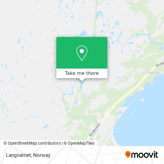 Langvatnet map