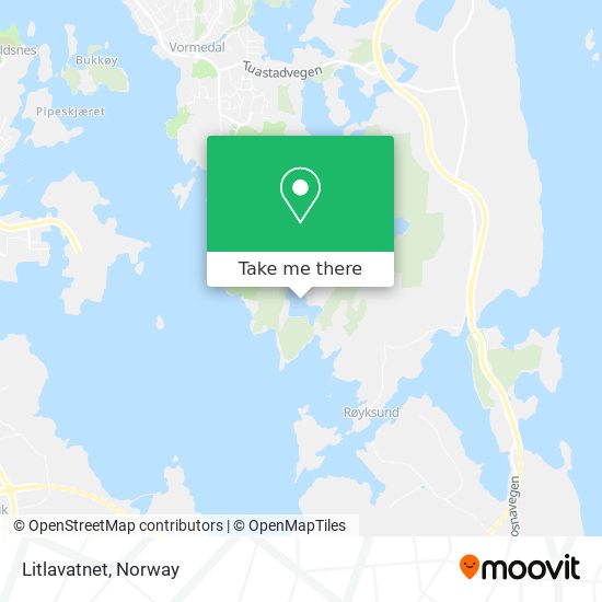 Litlavatnet map