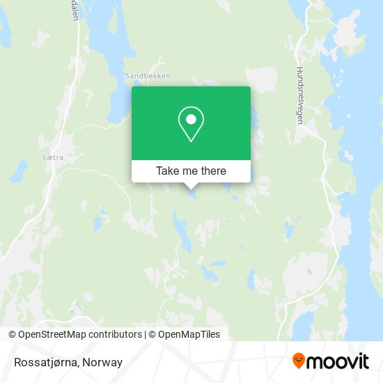 Rossatjørna map