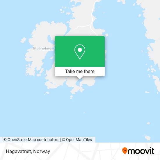 Hagavatnet map