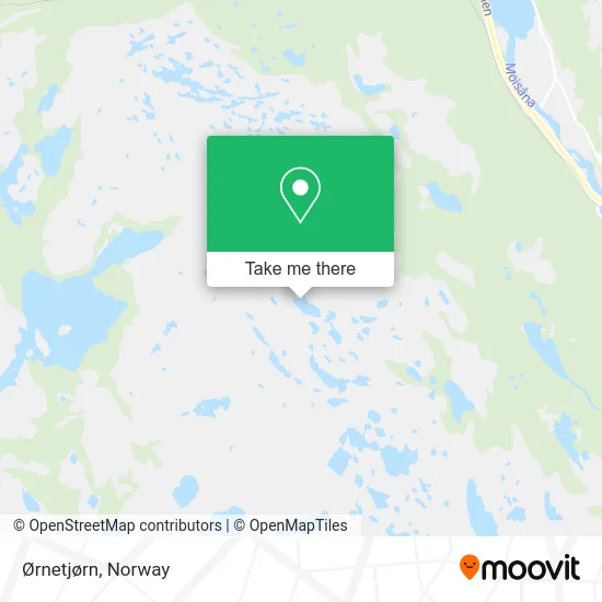 Ørnetjørn map