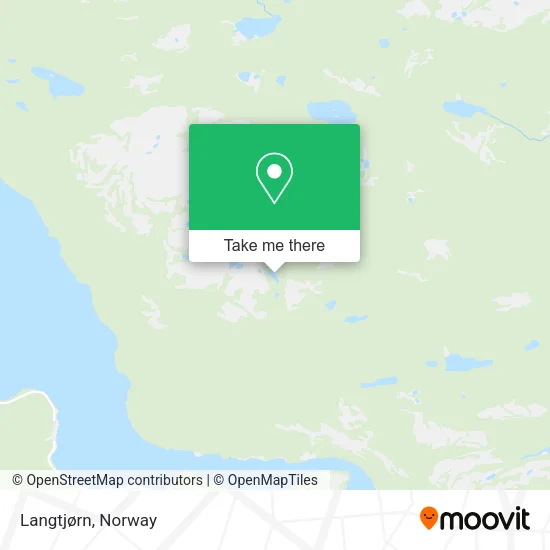 Langtjørn map