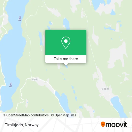 Timlitjødn map
