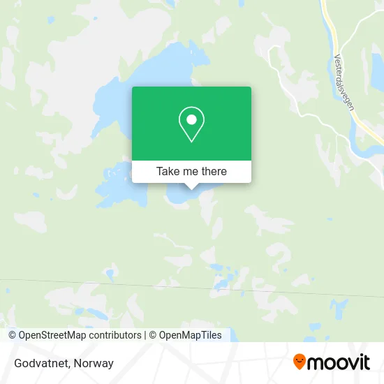 Godvatnet map