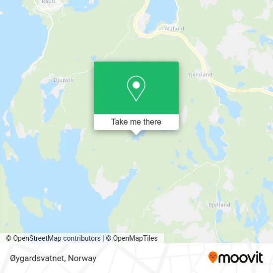 Øygardsvatnet map