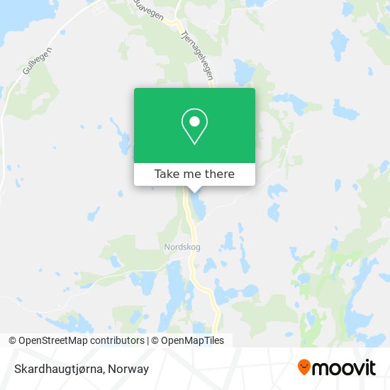 Skardhaugtjørna map