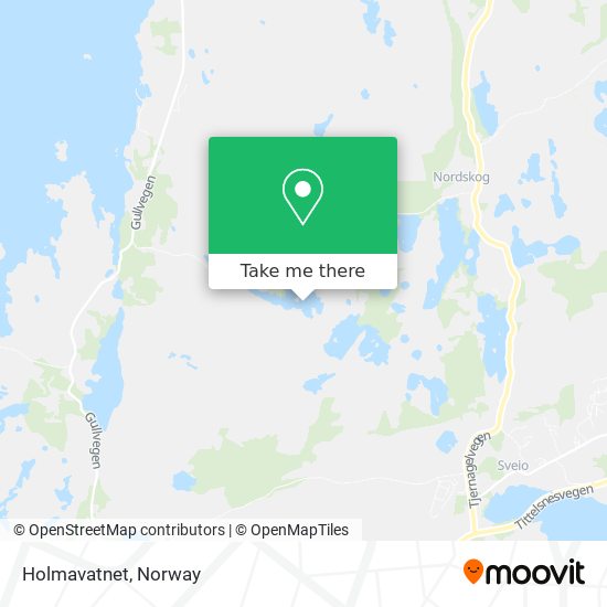 Holmavatnet map