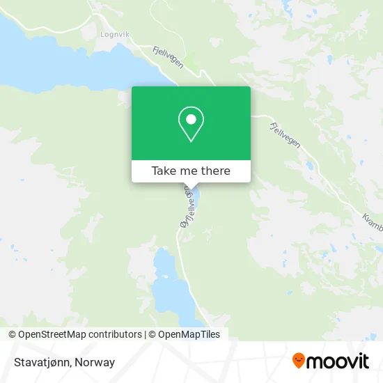 Stavatjønn map
