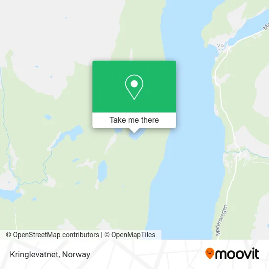 Kringlevatnet map