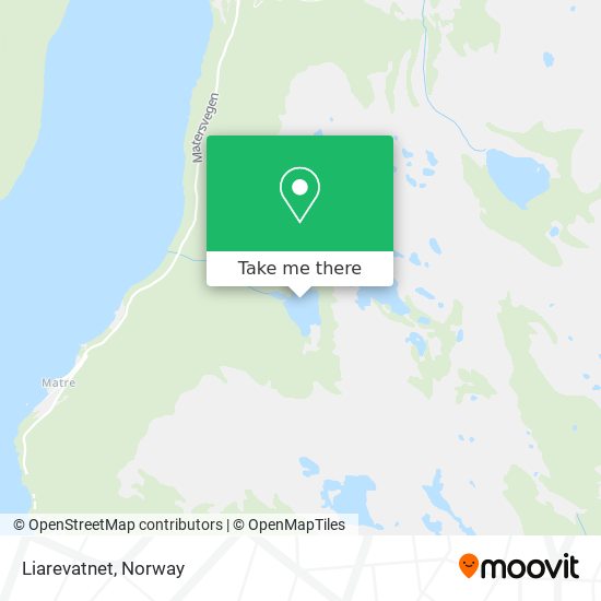 Liarevatnet map