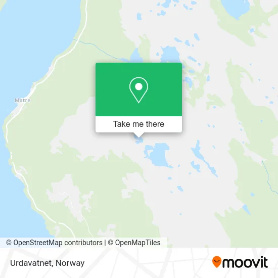 Urdavatnet map