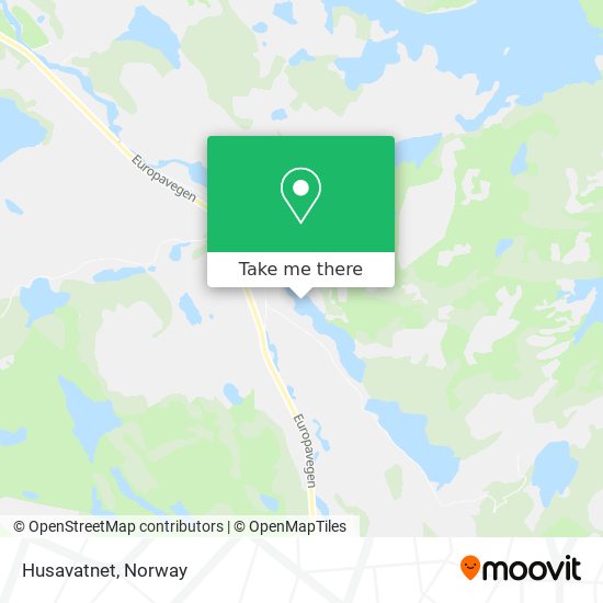 Husavatnet map