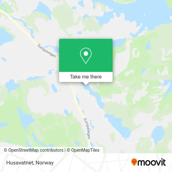 Husavatnet map
