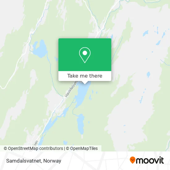 Samdalsvatnet map