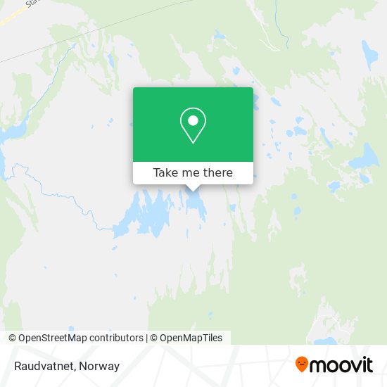 Raudvatnet map