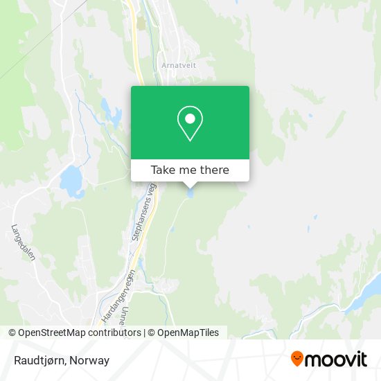 Raudtjørn map