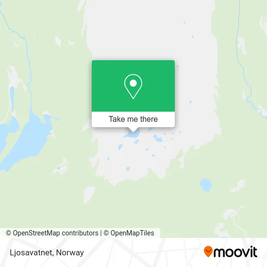 Ljosavatnet map
