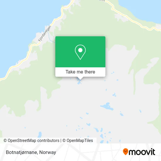 Botnatjørnane map