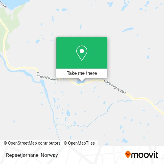 Repsetjørnane map