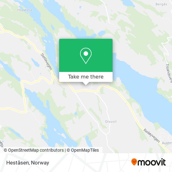 Heståsen map