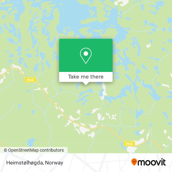 Heimstølhøgda map