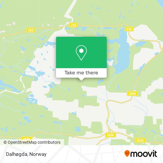 Dalhøgda map