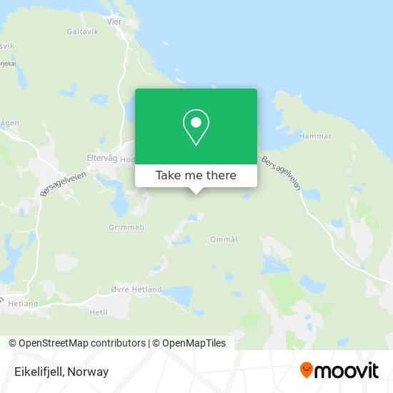 Eikelifjell map