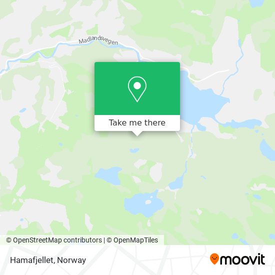 Hamafjellet map