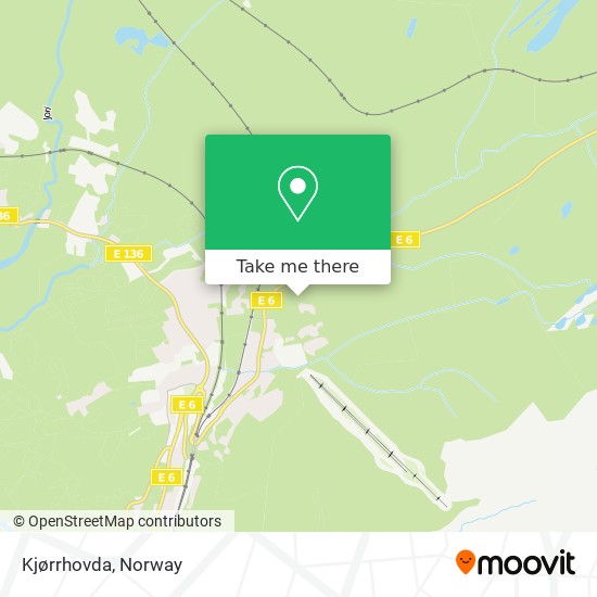 Kjørrhovda map