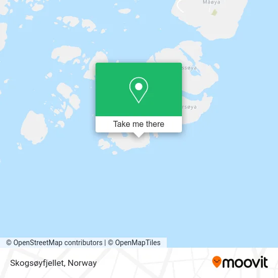 Skogsøyfjellet map