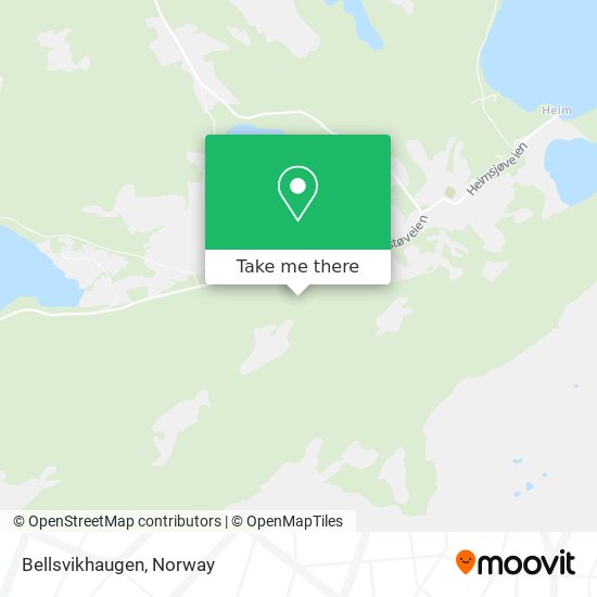 Bellsvikhaugen map