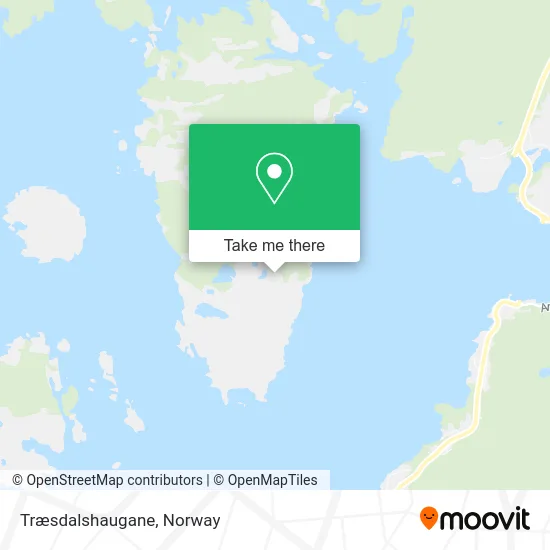 Træsdalshaugane map