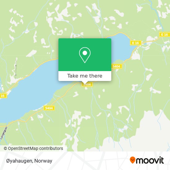 Øyahaugen map