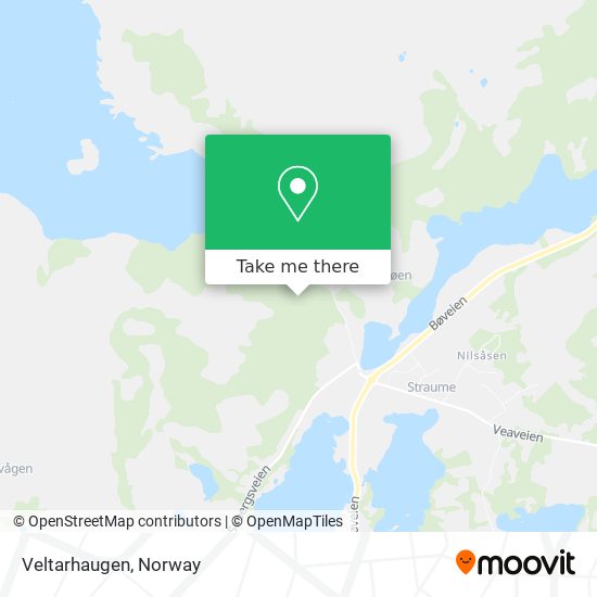 Veltarhaugen map