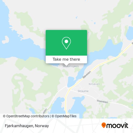 Fjørkamhaugen map