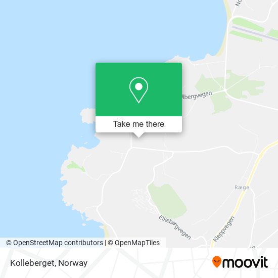 Kolleberget map