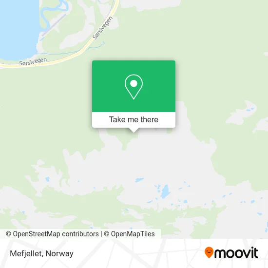 Mefjellet map